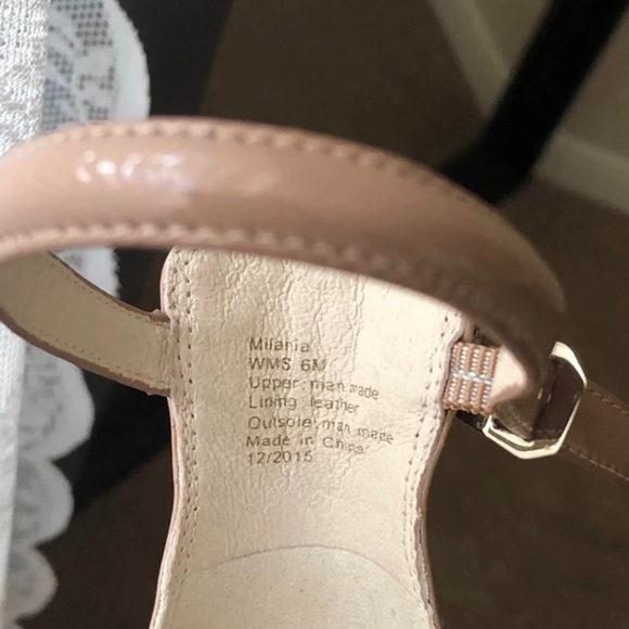 kenneth cole nude patent leather kitten heels - Picture 3 of 4